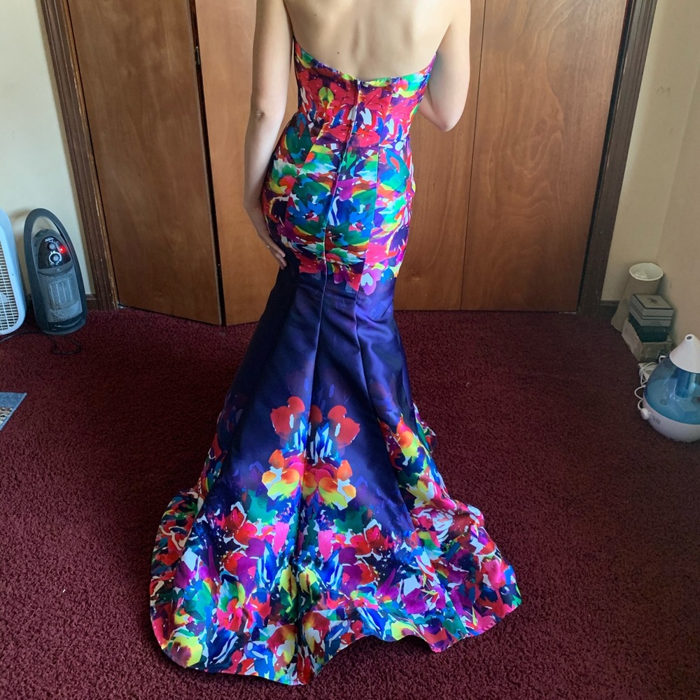 Multi-color Prom Dress - Picture 4 of 7